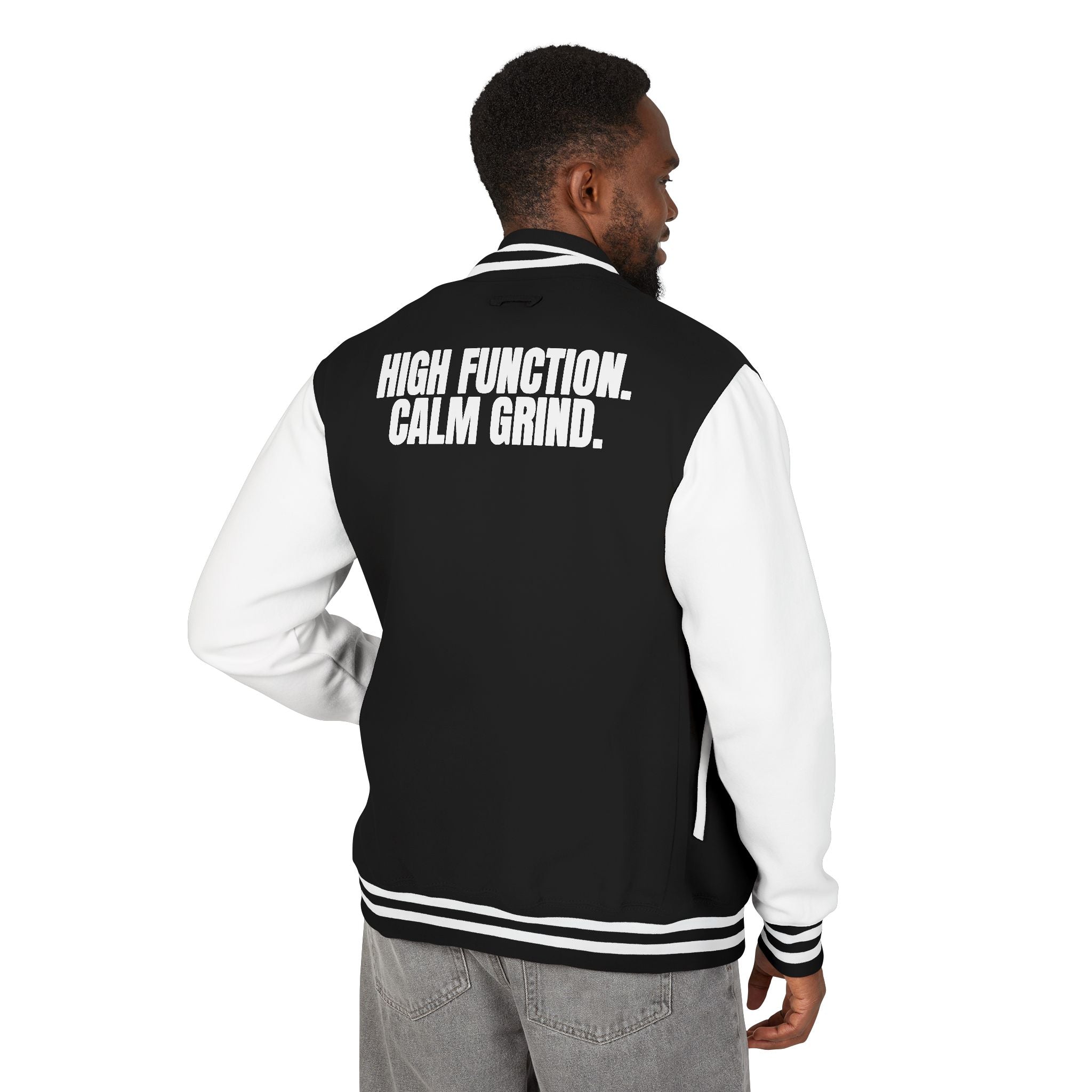 High Function. Calm.™ Letterman Jacket